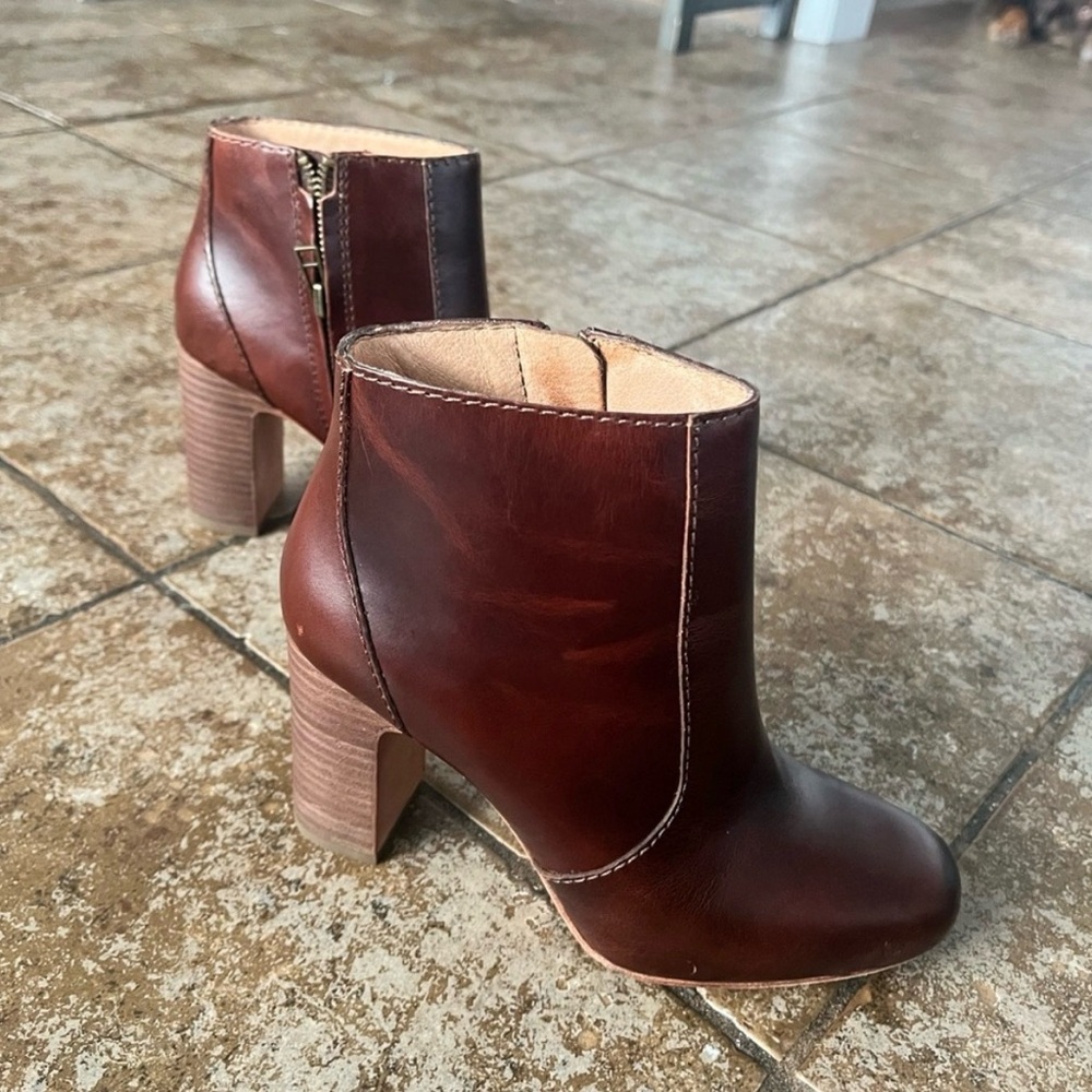 Madewell Sutton Brown Ankle Boots